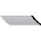 Ekena Millwork 3 3/4"H x 3 7/8"P x 5 1/2"F x 94 1/2"L Windsor Rope Crown Moulding MLD03X04X05WI - alternate 1